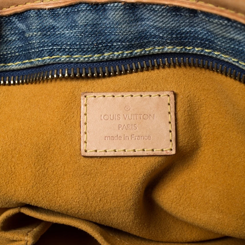 Louis Vuitton Blue Monogram Denim Neo Cabby GM Bag
